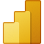 Power BI by Microsoft logo