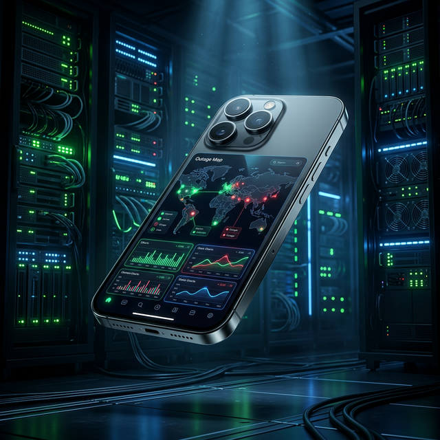 isitdownrightnow.app iPhone preview